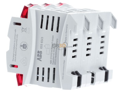 Ansicht rechts ABB ISS 63/3 Sicherungssockel D02, 63A, 3p 