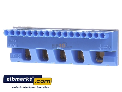 Frontansicht Striebel&John ZK175B N-Klemmenblock 17x4 +5x25qmm 