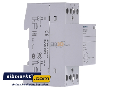 View on the left Siemens Indus.Sector 5TT5830-0 Installation contactor 230VAC 4 NO/ 0 NC - 
