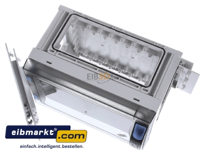 Ansicht oben vorne Hensel FP 0141 ENYSTAR-Leergehuse EB.mae 216x126x136 