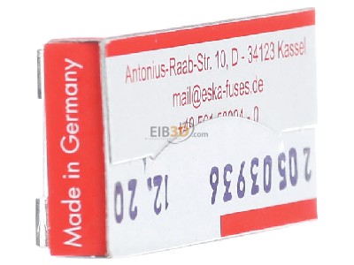 View on the right Eska 520.621 Miniature fuse fast 2,5A 5x20 mm 
