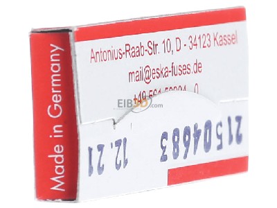 Ansicht rechts Eska 520.624 G-Sicherungseinsatz F 5A 5x20mm 