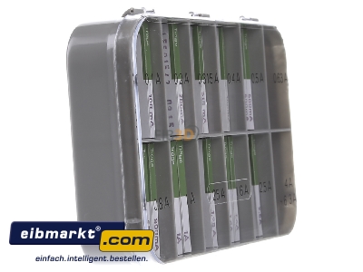 View on the left Eska 522.800 Miniature fuse assortment time-lag 
