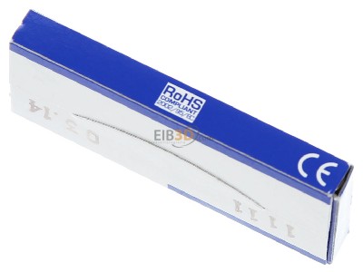 Top rear view Eska 521.008 Miniature fuse medium delay 0,125A 
