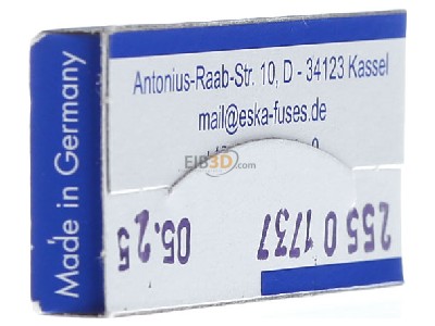 Ansicht rechts Eska 521.024 G-Sicherungseinsatz M 5A 5x20mm 