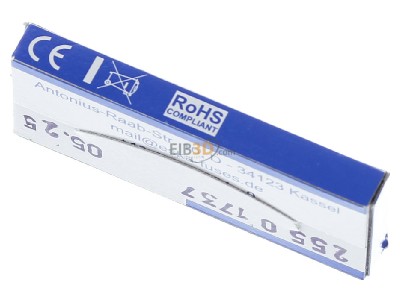 Ansicht oben hinten Eska 521.024 G-Sicherungseinsatz M 5A 5x20mm 