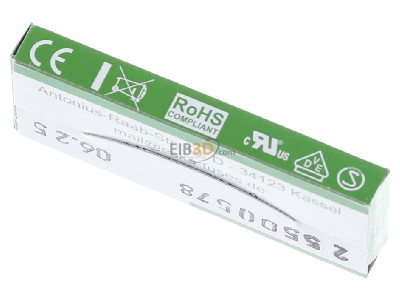 Ansicht oben hinten Eska 522.522 G-Sicherungseinsatz T 3,15A 5x20mm 