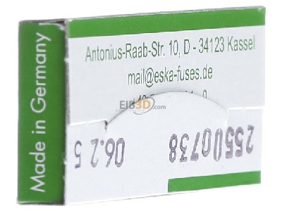 View on the right Eska 522.523 Miniature fuse time-lag 4A 5x20 mm 
