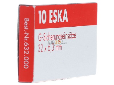 Ansicht links Eska 632.127 G-Sicherungseinsatz FF 10A 6,3x32mm 
