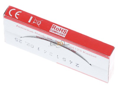 Ansicht oben hinten Eska 632.127 G-Sicherungseinsatz FF 10A 6,3x32mm 