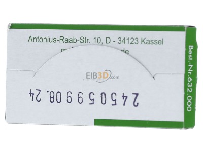 Back view Eska 632.331 Miniature fuse time-lag 20A 6.3x32 mm 
