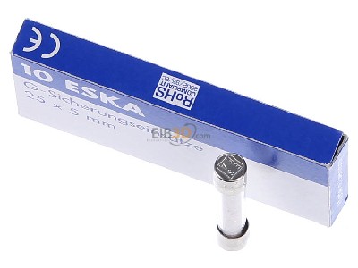 View up front Eska 528.027 Miniature fuse medium delay 10A 5x25 mm 

