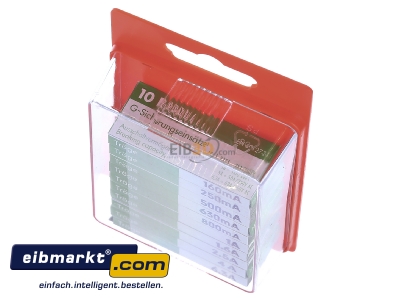 View up front Eska 122.800 Miniature fuse assortment time-lag
