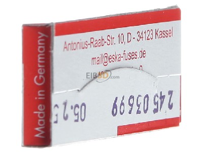 Ansicht rechts Eska 520.123 G-Sicherungseinsatz FF 4A 5x20mm 