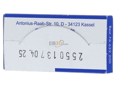 Ansicht hinten Eska 632.225 G-Sicherungseinsatz M 6,3A 6,3x32mm 