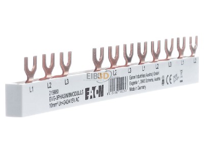 Ansicht links Eaton EVG-3PHAS/N/8MODULLS Sammelschiene Euro-Vario 63A 