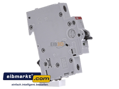 View on the left ABB Stotz S&J S 201-B 13 Miniature circuit breaker 1-p B13A 
