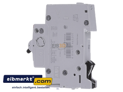 View on the right ABB Stotz S&J S 201-B 25 Miniature circuit breaker 1-p B25A
