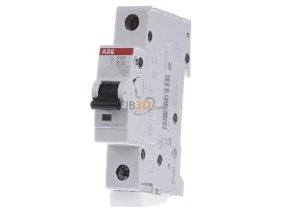 Front view ABB S201-B32 Miniature circuit breaker 1-p B32A 
