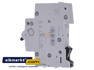 View on the right ABB Stotz S&J S 201-B 40 Miniature circuit breaker 1-p B40A
