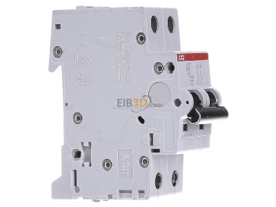 View on the left ABB S202-B6 Miniature circuit breaker 2-p B6A 
