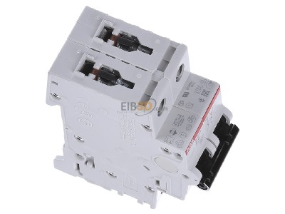 View top left ABB S202-B6 Miniature circuit breaker 2-p B6A 
