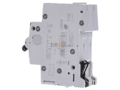 View on the right ABB S202-B10 Miniature circuit breaker 2-p B10A 
