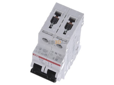 View up front ABB S202-B10 Miniature circuit breaker 2-p B10A 
