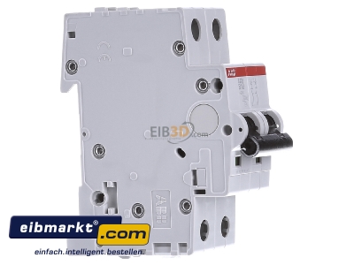 View on the left ABB Stotz S&J S 202-B 13 Miniature circuit breaker 2-p B13A 
