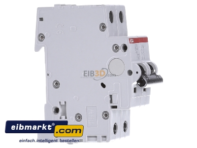 View on the left ABB Stotz S&J 2CDS252001R0165 Miniature circuit breaker 2-p B16A
