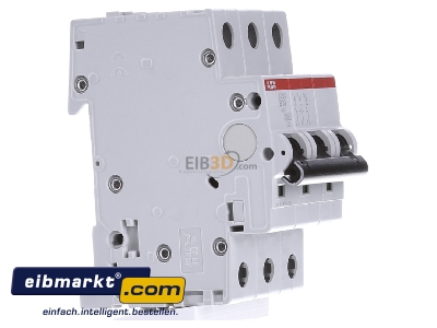 View on the left ABB Stotz S&J 2CDS253001R0105 Miniature circuit breaker 3-p B10A
