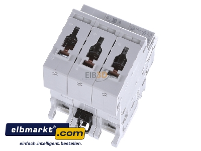 Top rear view ABB Stotz S&J 2CDS253001R0105 Miniature circuit breaker 3-p B10A
