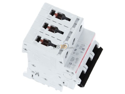 View top left ABB S203-B13 Miniature circuit breaker 3-p B13A 
