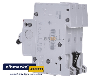View on the right ABB Stotz S&J S 203-B 20 Miniature circuit breaker 3-p B20A - 
