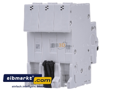 Back view ABB Stotz S&J S 203-B 20 Miniature circuit breaker 3-p B20A - 
