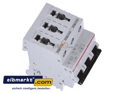 View top left ABB Stotz S&J S 203-B 20 Miniature circuit breaker 3-p B20A - 
