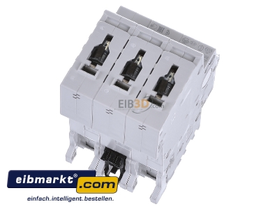 Top rear view ABB Stotz S&J S 203-B 20 Miniature circuit breaker 3-p B20A - 
