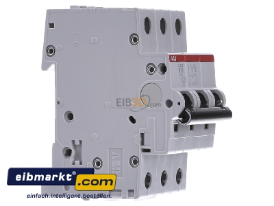 View on the left ABB Stotz S&J S 203-B 25 Miniature circuit breaker 3-p B25A
