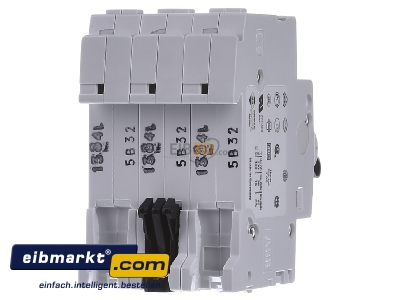 Back view ABB Stotz S&J S 203-B 32 Miniature circuit breaker 3-p B32A
