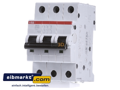 Frontansicht ABB Stotz S&J S203-B40 Sicherungsautomat B,6kA,40A,3P 