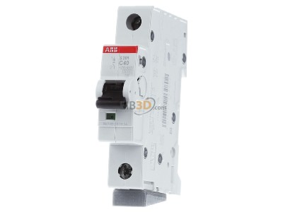 Front view ABB S201-C40 Miniature circuit breaker 1-p C40A 
