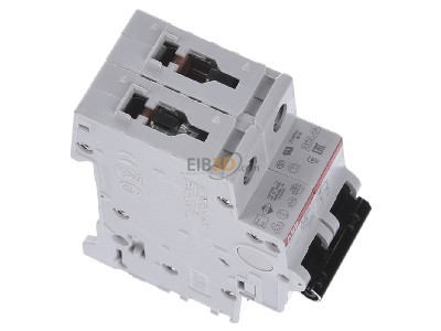 View top left ABB S202-C6 Miniature circuit breaker 2-p C6A 
