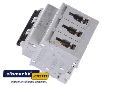 View top right ABB Stotz S&J 2CDS253001R0104 Miniature circuit breaker 3-p C10A
