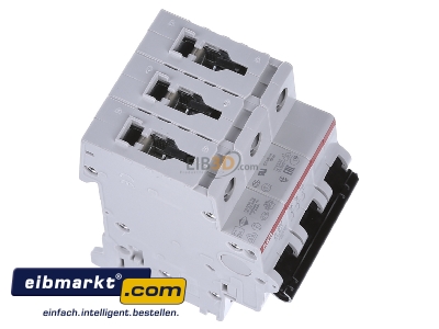 View top left ABB Stotz S&J S 203-C 25 Miniature circuit breaker 3-p C25A - 
