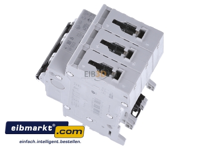 Ansicht oben rechts ABB Stotz S&J S 203-C 25 Sicherungsautomat 6kA 25A C 3p 