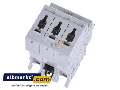 Top rear view ABB Stotz S&J S 203-C 25 Miniature circuit breaker 3-p C25A - 
