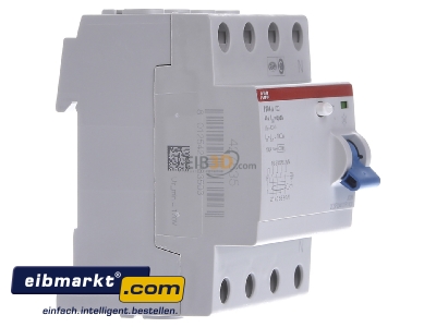 View on the left ABB Stotz S&J F204A-40/0,03 Residual current breaker 4-p 40/0,03A
