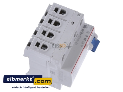 View top left ABB Stotz S&J F204A-40/0,03 Residual current breaker 4-p 40/0,03A
