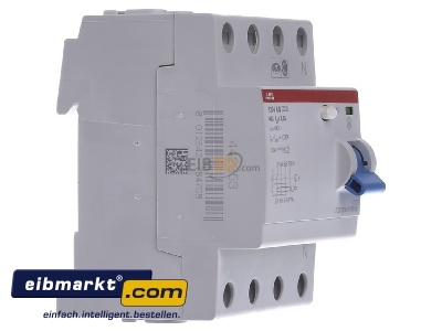 View on the left ABB Stotz S&J F 204S-40/0,3 Residual current breaker 4-p 40/0,3A

