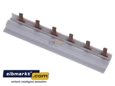 Top rear view ABB Stotz S&J PS 1/6 Phase busbar 1-p 10mm 108mm
